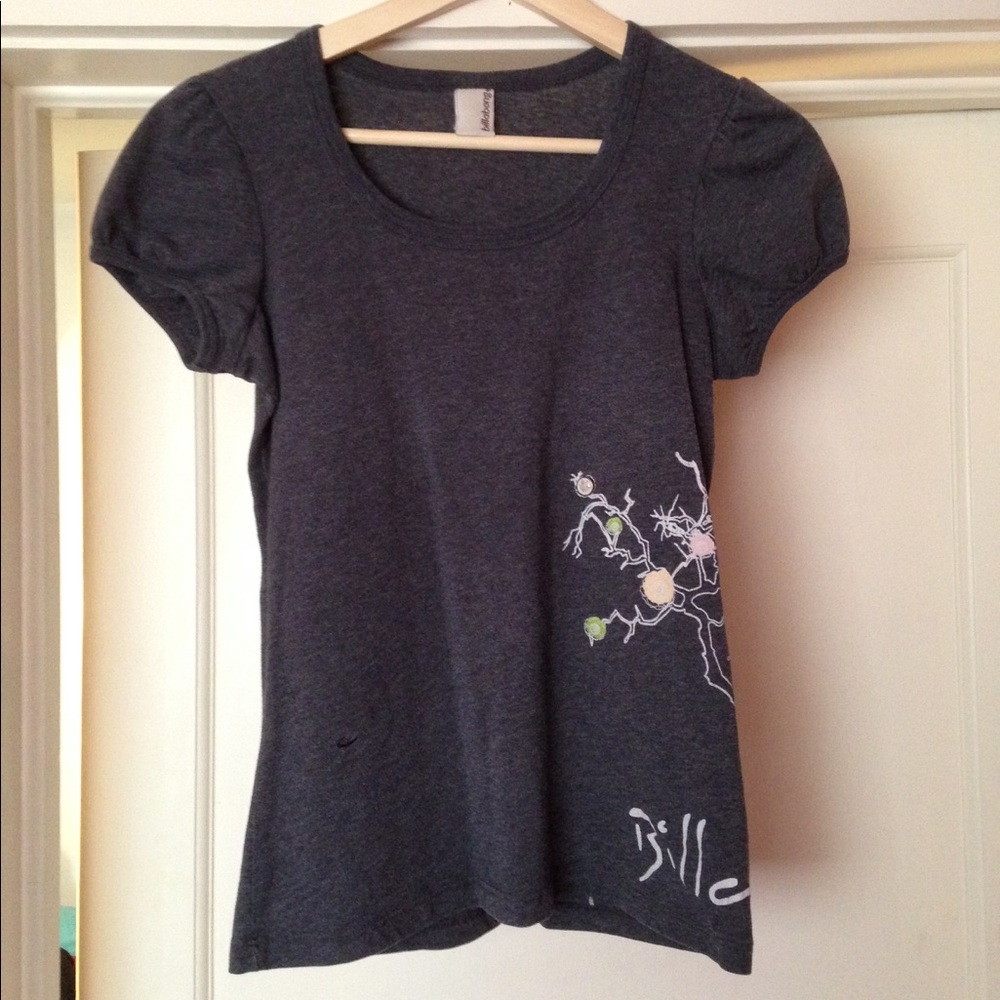 Billabong Cap-Sleeved Top